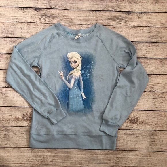 Disney Tops - NWOT Disney Frozen Reversible Sweatshirt Size S